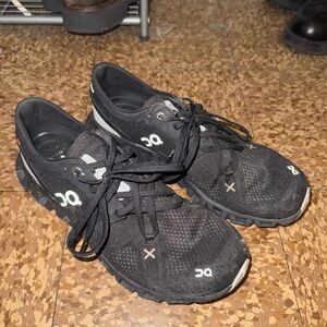 On Running Black Athletic Shoes